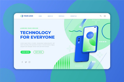 智能手机登陆页面素材