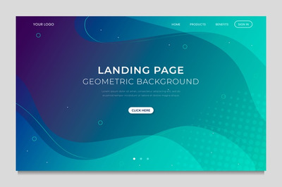 极简抽象几何登录页面背景