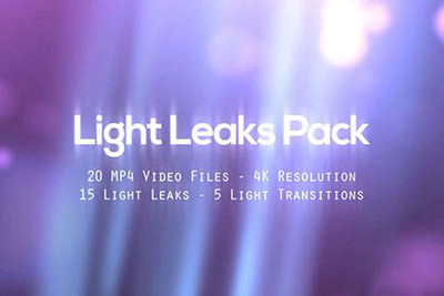 背景虚化闪耀漏光光效转场视频素材