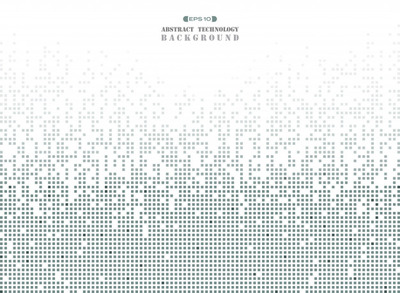 深灰色方形图案的未来科技设计背景