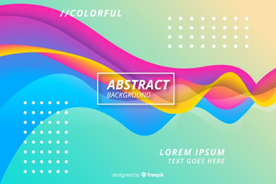 抽象的明亮色彩设计几何背景