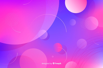 渐变的粉红色和紫色的圆圈背景