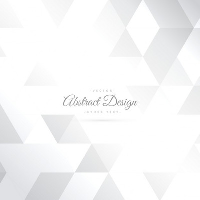 闪亮的三角形白色背景