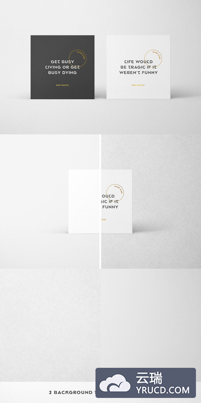 方形名片模型样机（PSD）