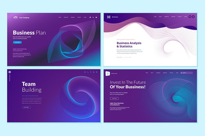 科技类网页设计巨无霸大图模板集V6