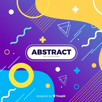 抽象的孟菲斯风格设计背景