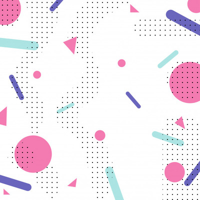 新孟菲斯风格的几何背景