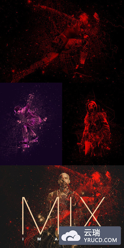 Gif动画映射Photoshop动作(ATN,PNG)