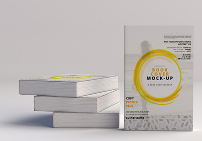 软封面书籍展示样机 [PSD]