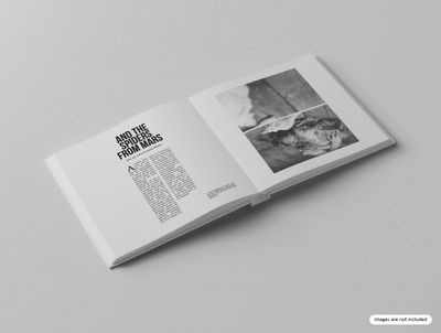 硬封面的书籍设计展示场景样机[PSD]