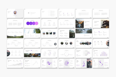 浅色大数据高端商业计划书设计PPT模板下载(PPT)
