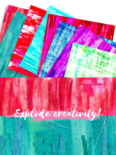 明亮的肌理水彩背景素材下载(JPG)