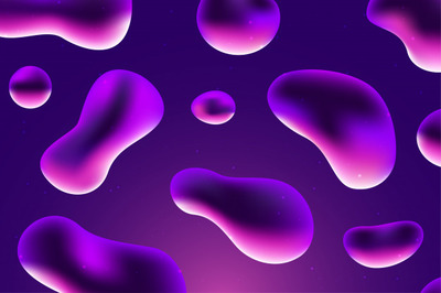 抽象的彩色液体形状的背景