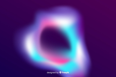 模糊愁绪的圆形北极光背景