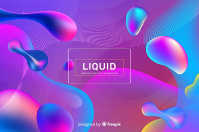 抽象的流体形状风格的背景