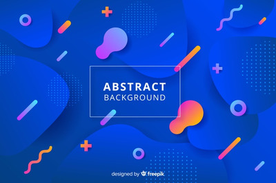 抽象的平面设计渐变科技背景