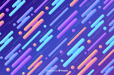 渐变动态平面设计风格的背景