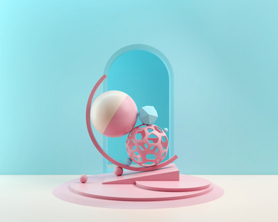 抽象的几何形状设计背景[JPG]