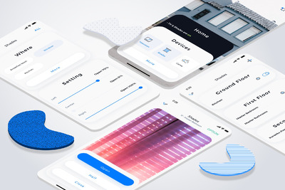 家庭光线管理物联网智能居家 App UI Kit [SKETCH]