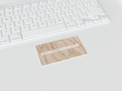 优雅设计风格的名片样机[PSD]