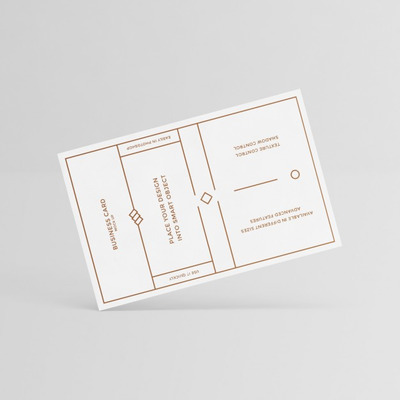 优雅的商业名片设计样机[PSD]