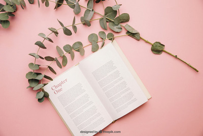 书籍内页排版效果图样机[PSD]