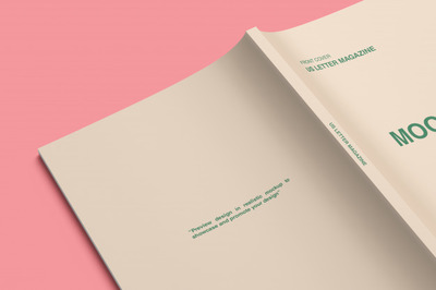 书本杂志封面效果图样机[PSD]