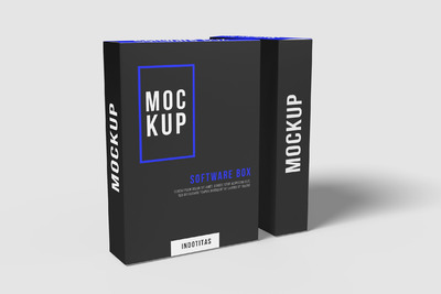 透视角度组合软件盒模型（PSD）