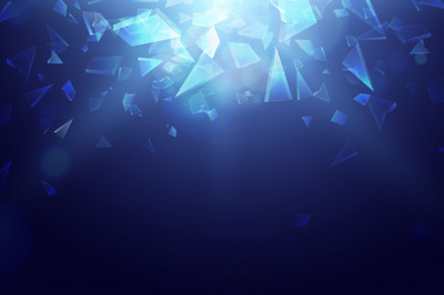 破碎的玻璃爆炸效果背景