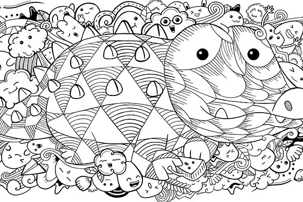 简约清新时尚可爱动物插画插图大集合