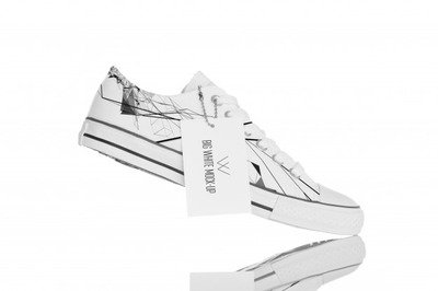 高品质的运动鞋休闲鞋设计展示样机[PSD]