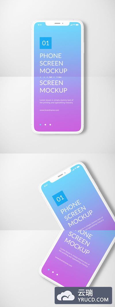 特写iPhone手机样机 下载（PSD）