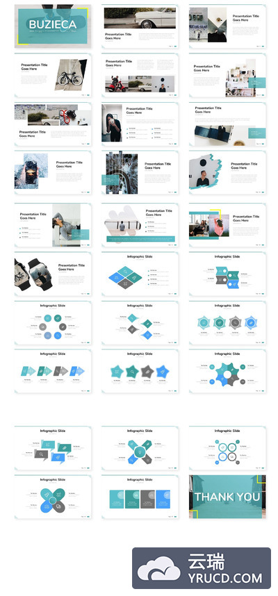 时尚的PPT模板下载（PPTX）