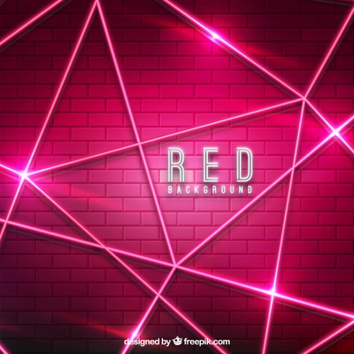 抽象的红色霓虹灯背景