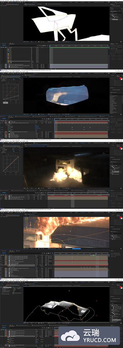 AE 卡车爆炸合成教程 Part I