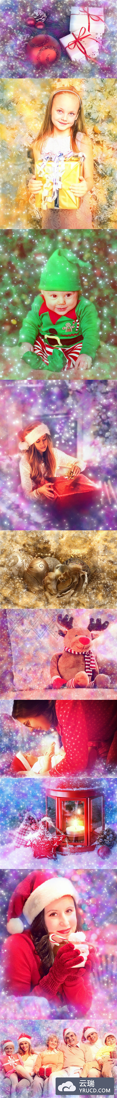 圣诞节氛围的PS动作下载