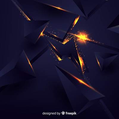 3D爆炸效果的光线几何背景[EPS]