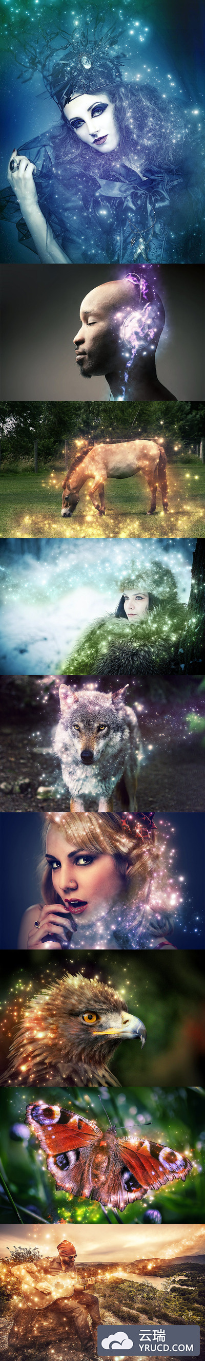 魔幻星辰特效PS动作下载（ATN）