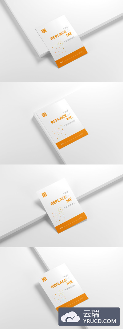 竖版传单海报传单样机（PSD）