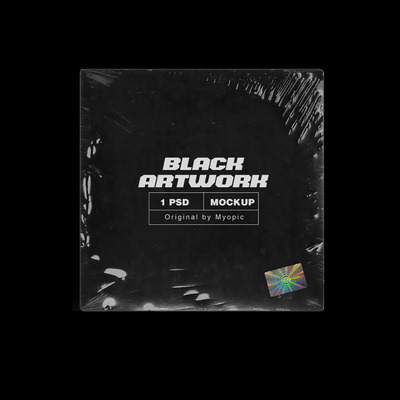 CD盒子塑料包装展示样机[PSD]