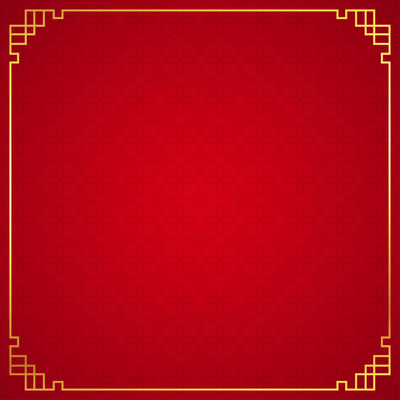 中式无缝纹理图案红色背景[EPS]