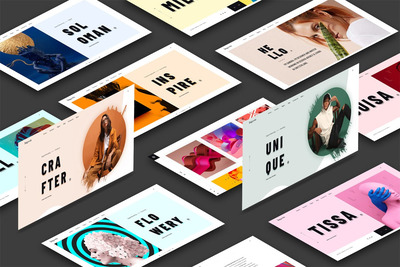 适用于网站和PPT得页面设计展示样机（PSD）