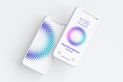 智能手机iPhone组合样机[PSD]