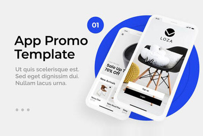 商务APP应用促销/演示视频AE素材