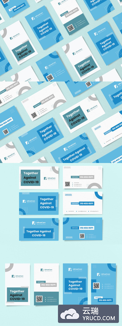 高品质商业公司名片设计（AI,EPS,PSD,PDF）