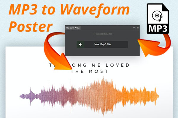 MP3转波形创意图形Photoshop插件下载（JSX）