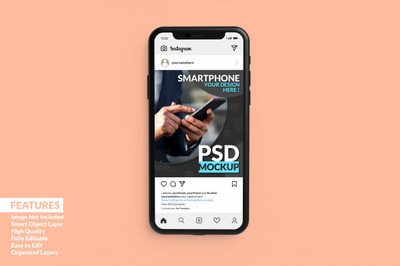 逼真的优质智能手机样机[PSD]