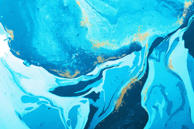 多彩的水彩大理石纹理背景[EPS]