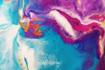 彩色的水彩大理石纹理背景[EPS]