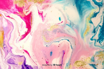 彩色大理石纹理效果背景[EPS]